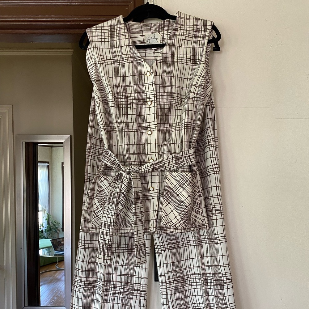 Vintage 70's Graphic Matching Suit